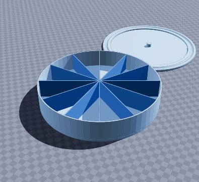 Screw sorting turntable twelve