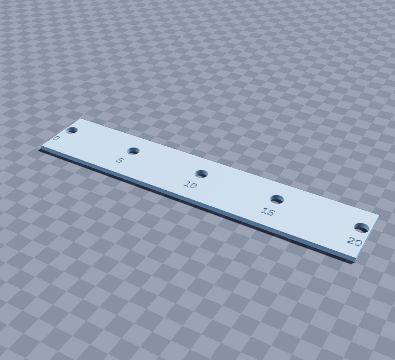 Seed spacing ruler