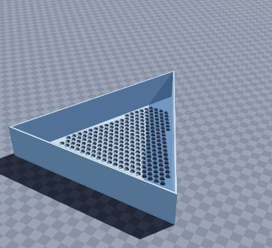 Shower shelf with drain