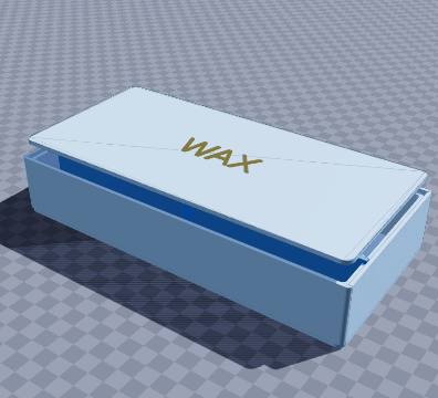 Ski wax and scraper kit