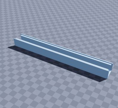 Skirting board cable channel