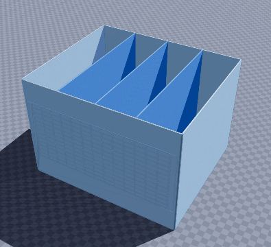 Slatted file organizer