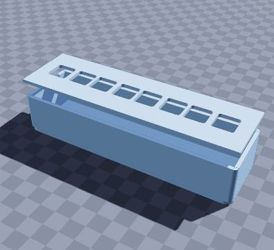 Spectrophotometer cuvette rack