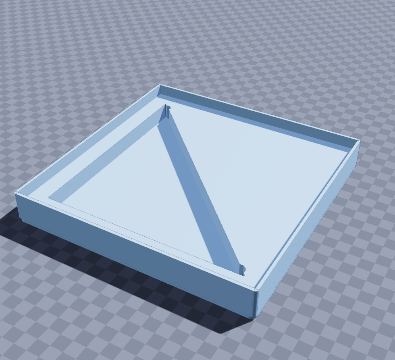 Speed square fitted tray