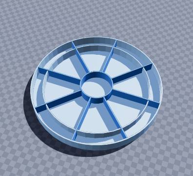 Spider-web party platter