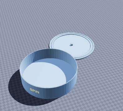 Spin-art paint spinner