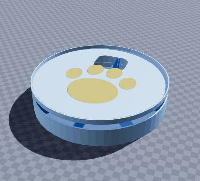 Spin-dial dog treat puzzle
