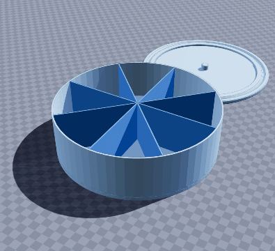 Spinning screw carousel