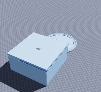 Spinning tea chest