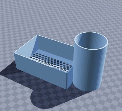 Sponge and brush combo caddy