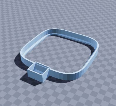 Squircle pop filter frame