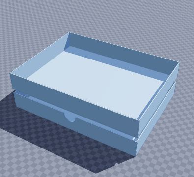 Stacking document tray two-tier