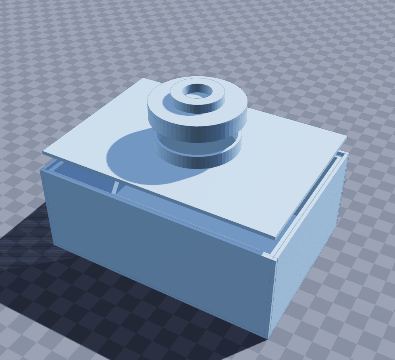 Stamp and ink box
