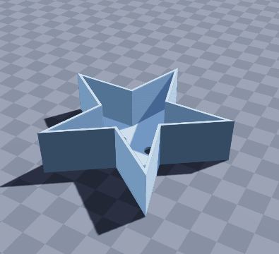 Star cookie cutter with press plate