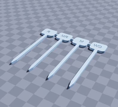 Steak doneness marker picks