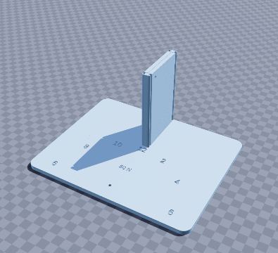 String-gnomon garden sundial