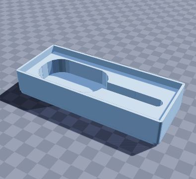Stubby screwdriver pocket tray