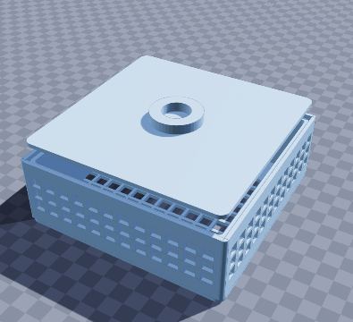 Suet cake feeder