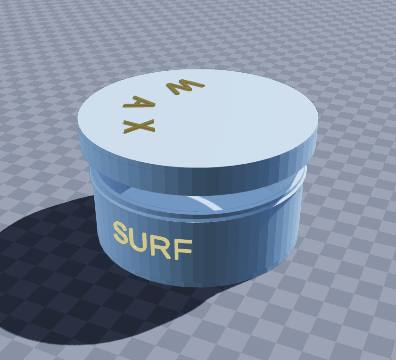 Surf wax case