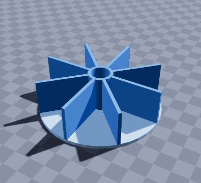 Tap-powered paddle wheel