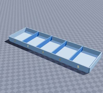 Tea-tasting cupping tray