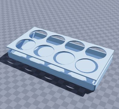 Tealight cup refill tray