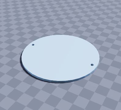 Thaumatrope spinning disc