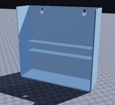 Thimble collector's shelf