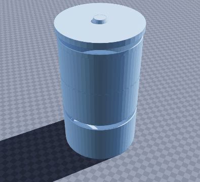 Three-tier cosmetic tower