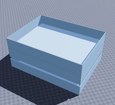 Three-tier paper tray