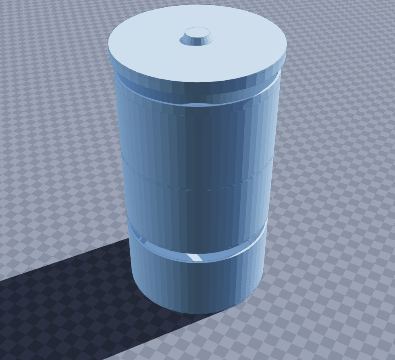 Three-tier spice cylinder