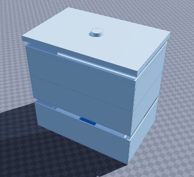 Three-tier stationery tower