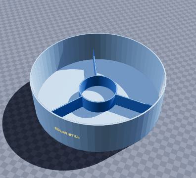 Three-water solar still