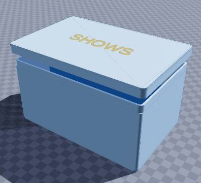 Ticket-stub keepsake box