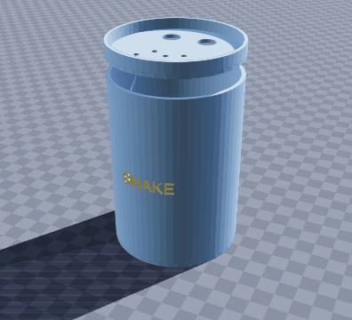 Tilt-to-choose spice shaker