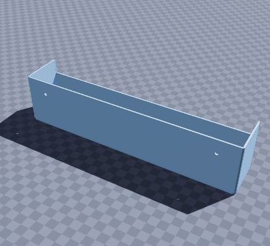 Tip-out sink front tray