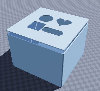 Toddler posting box