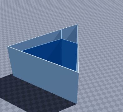 Triangle corner caddy