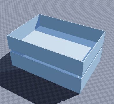 Two-level desk tray