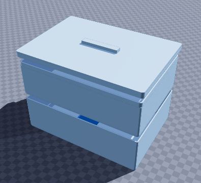 Two-tier bento lunch box