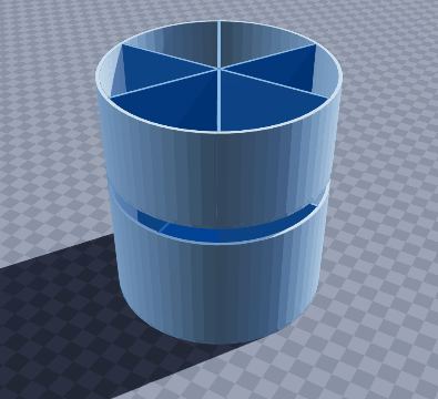 Two-tier pen and clip stack