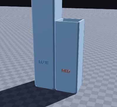 Two-tone flower vase