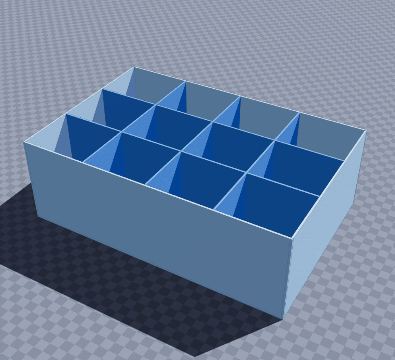 Underwear drawer grid