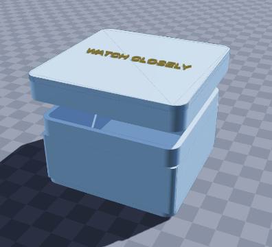 Vanishing-coin magic box
