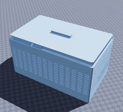 Vented router hideaway box
