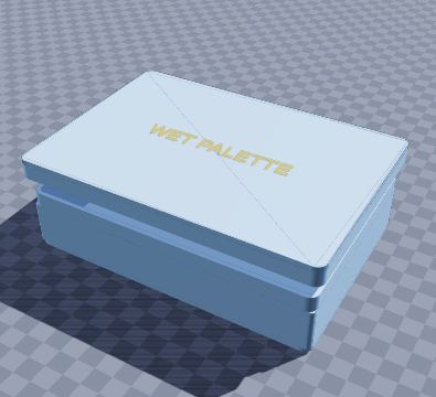 Wet palette for miniature painting