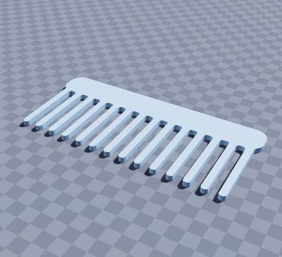 Wide-tooth detangling comb